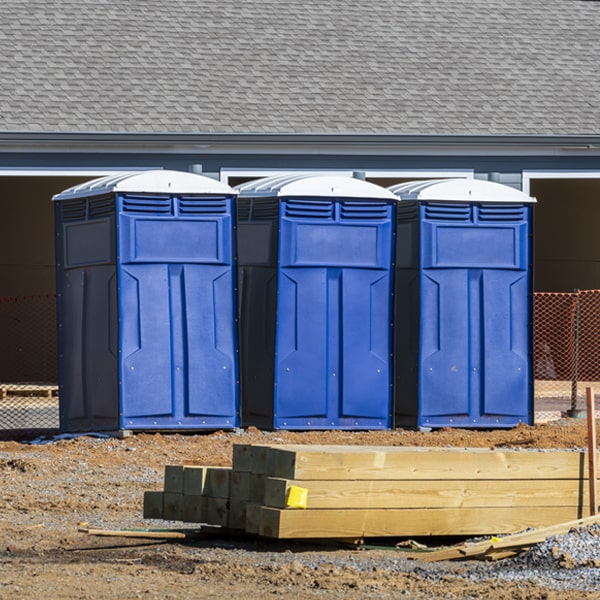 are there any additional fees associated with porta potty delivery and pickup in Arkwright NY